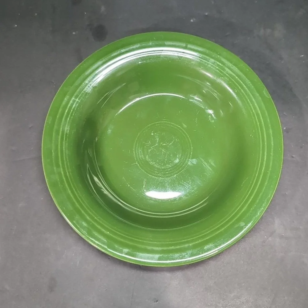 Fiestaware Forest Green Vegetable‎ Salad Bowl, Fiesta Serving Ware, Replacement
